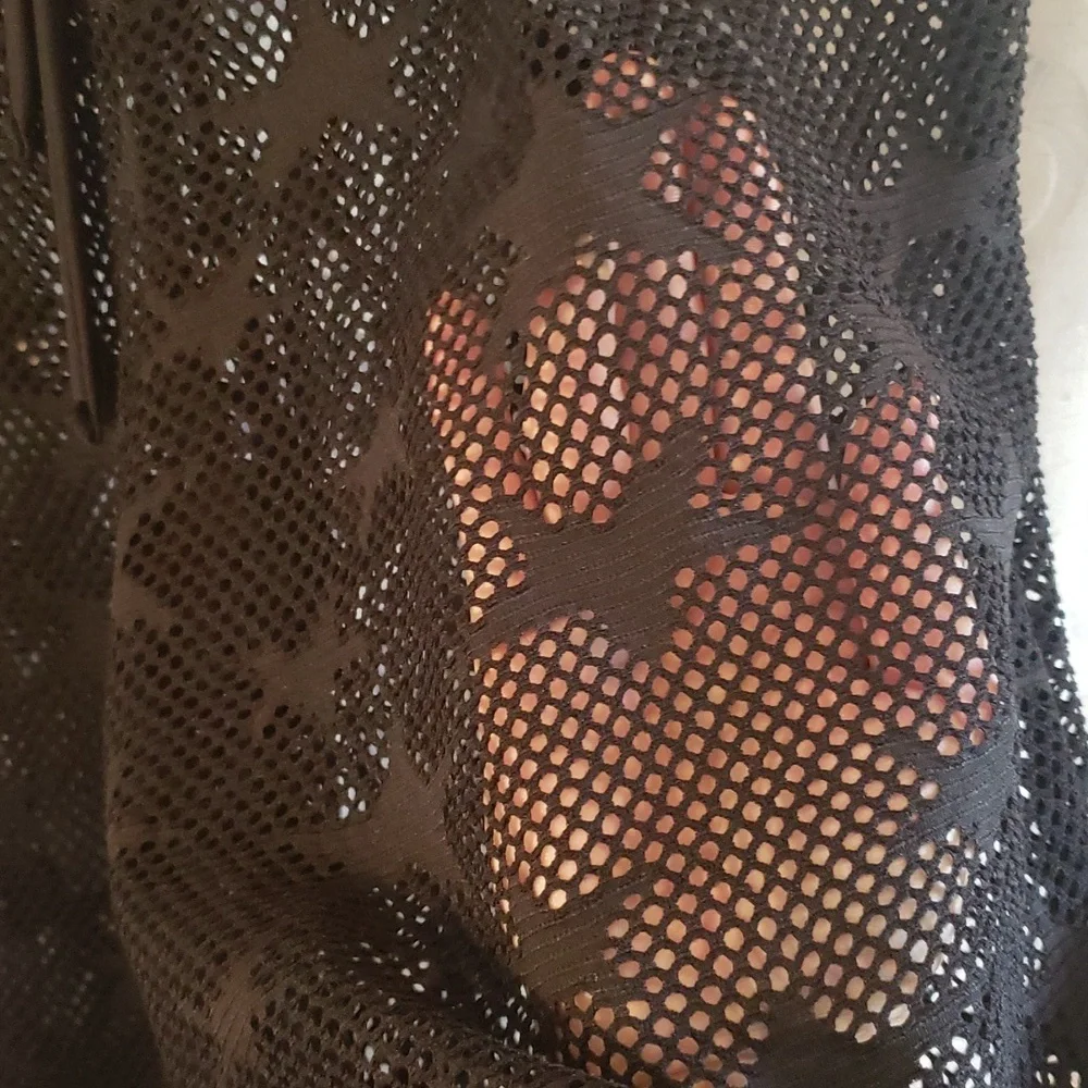 Sand & Spirit NWT black mesh with stars size medium beach pants